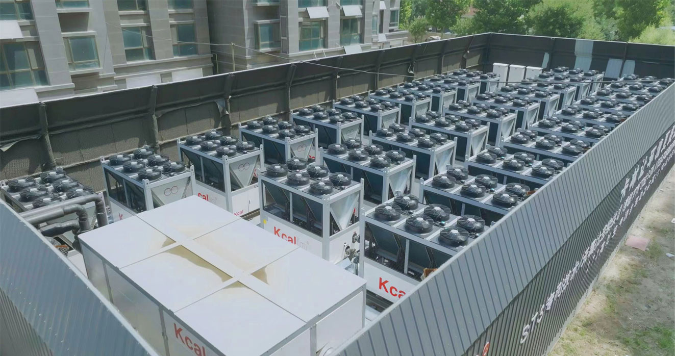 卡林空气源热泵供暖系统