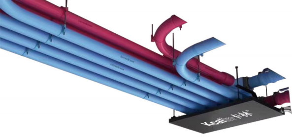 卡林大型空气能热泵供暖系统支管路模块
